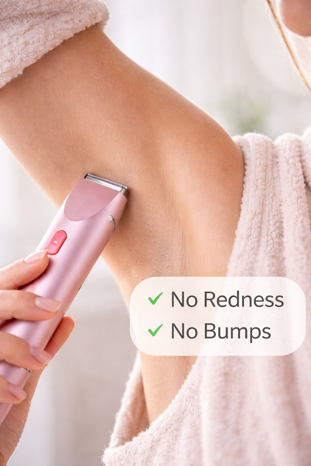 Ultimate Women's Bikini Trimmer & Electric Shaver - Rechargeable 2-in-1 for Effortless Hair Removal on Body and Face - Perfect Summer Essential