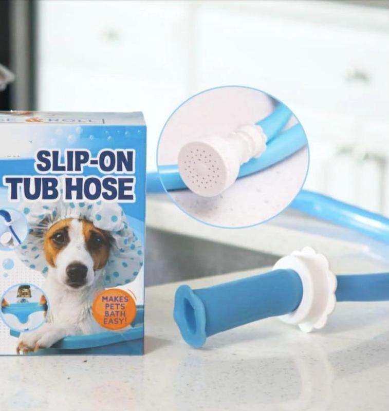 Rinseroo No-Install Tub Faucet Sprayer - 5 Ft Shower Hose for Effortless Hair Washing, Baby Bathing & Pet Care - Award-Winning Shark Tank Innovation